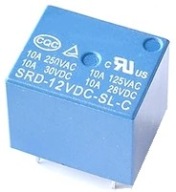 SRD-12VDC-SL-C relé 5-pin 10A 250VAC 12V