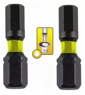 HEX H5 25mm DEDRA HROTOVÝ BIT x 2 ks