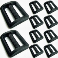 Plastový NASTAVOVAČ 25mm posuvný pre pásku 2,5cm - 10ks