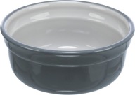 Keramická miska, pre psov/mačky, šedá, 0,25 l/ 13 cm, pasuje na TX-24535