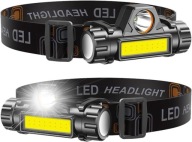LED HLAVOVÁ LAMPA 4v1 MINI SVETLOMET S MAGNETOVOU BATÉRIOU NABÍJANIE cez USB