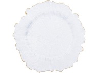 Podložka pod podnos na taniere 33 cm - ZLATO BIELA ​​farba