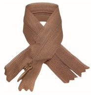 Pevný skrytý zips 22 cm