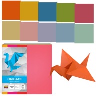 ORIGAMI PAPIER 20x20cm 100 LISTOV 10 FAREB