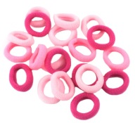 VLASY LYCRA RUŽOVÁ MIX 2,5 cm 20 KS
