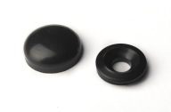 Rozeta 14,5mm Krycia čiapočka 100ks ČIERNA