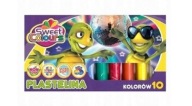 PLASTICINE SLADKÉ FARBY 10 FARIEB