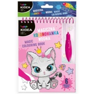 Kúzelná vodná omaľovánka, opakovane použiteľná - mačiatka (M