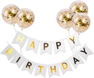 Banner Happy Birthday s balónmi na KAŽDÉ narodeniny 1-99