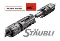 Multi-Contact Staubli MC4 konektor, originálna sada