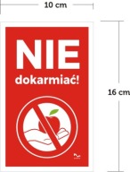 Nápis NEKRMTE KONE, SÚKROMNÉ KONE, ZAKÁZANÉ