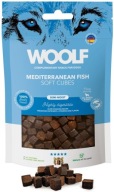 WOOLF Monoproteínové RYBIE kocky 100g Výcviková maškrta pre psov
