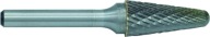 Fréza rotačný pilník kužeľová oceľ 6x16x6 L Krypton