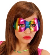 Kovová karnevalová guľa Rainbow Benátska MASKA
