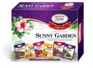 Malwa SUNNY GARDEN SADA bylinkových ovocných čajov 36t