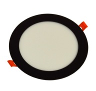 Zápustné LED panelové svietidlo 230V 12W 4000K čierne