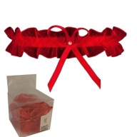 JULIMEX Sexy červený podväzok ODESSA PW-02
