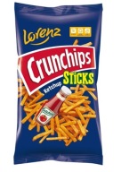 Crunchips Sticks Chipsy s príchuťou kečupu 70 g
