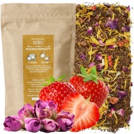Rooibos čaj JAHODA S RUŽOU 50g osviežujúci