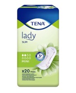 TENA LADY SLIM MINI Anatomické vložky 20 ks