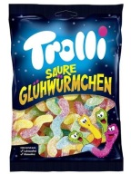 Trolli ovocné želé Kyslé nemecké červy Gluhwurmchen Sauer 200g