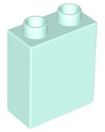 LEGO DUPLO 76371 TEHLA 1x2x2 svetlá aqua NOVINKA (10g)