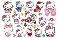 Odnímateľné tetovanie pre deti HELLO KITTY CG187