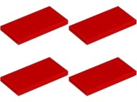 LEGO TILE 87079 TILE 2x4 červená (4g) 4 ks.