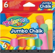 COLORINO FAREBNÁ CHALK JUMBO 6 FARIEB V KRABIČKE