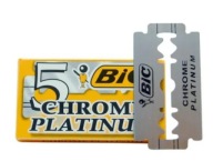 BIC chróm-platinové žiletky 5 kusov