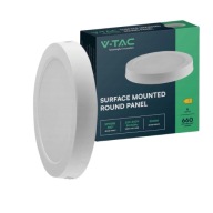 Panel V-TAC LED Prisadené prémiové stropné svietidlo 6W okrúhle fi120 4000K 660lm