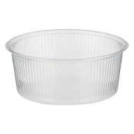 Bezfarebné okrúhle nádoby, priemer 101 mm, OPÄTOVNE POUŽITEĽNÉ! BEZ POPLATKU! 200 ml 100 ks.