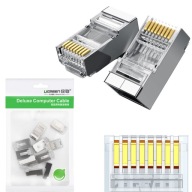 KONCOVÁ ZÁSTRČKA RJ45 (UTP kat. 6/5/5e) UGREEN 10 ks TIEN.