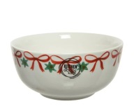 Porcelánová miska s vianočnou potlačou