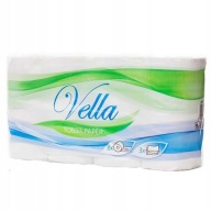 BIELY TOALETNÝ PAPIER Leštidlo 8 roliek. VELLA CELULÓZA