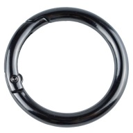 OTVÁRACÍ KRUH SHAKEL KARABÍNA KRUHÁ 30MM - ČIERNA