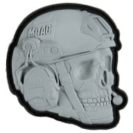 3D PATCH OPERÁTOR PRILBA LEBKA FAST PVC M-TAC GREY