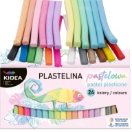 KIDEA SCHOOL Plastelína 24 PASTELOVÝCH FARIEB