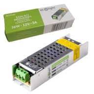 Modulárny zdroj pre LED pás 36W 12V 3A IP20 SLIM