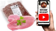 Surové mrazené mäso mokré krmivo pre psov morčacie mäso s kosťou 1kg BARF