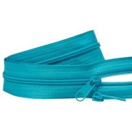 Páska na zips 3mm TYRKYSOVÁ 10 zipsov 5m