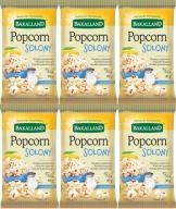Bakalland popcorn do mikrovlnnej rúry solený 90g x6