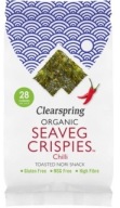 Chipsy z morských rias s príchuťou chilli Seaveg, BEZ SKLA. BIO 4 g (CLEARSPRING) CL