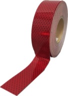 SAMOLEPIACA REFLEXNÁ PÁSKA SCHVÁLENIE PREMIUM RED