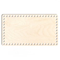 drevený základný košík dno 19x34cm obdĺžniková preglejka