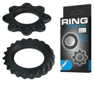 BAILE - PRSTEŇ FLOWERING SILICONE - Sada erekčných krúžkov