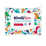 KINDII FUN vlhčený TOALETNÝ PAPIER 60 ks