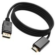KÁBEL ADAPTÉRA PORT DISPLEJE KÁBEL DISPLAYPORT KONVERTOR DP na HDMI 1,8M