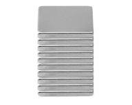 SILNÝ NEODYMIOVÝ MAGNET 10x10x3 N38 10 KS