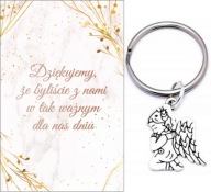 ĎAKUJEME HOSTOM DARČEK SVADOBNÝ ANJEL KĽÚČOVKA SPOMIENKY